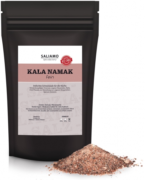 1KG Kala Namak Steinsalz - Schwarzsalz aus Indien